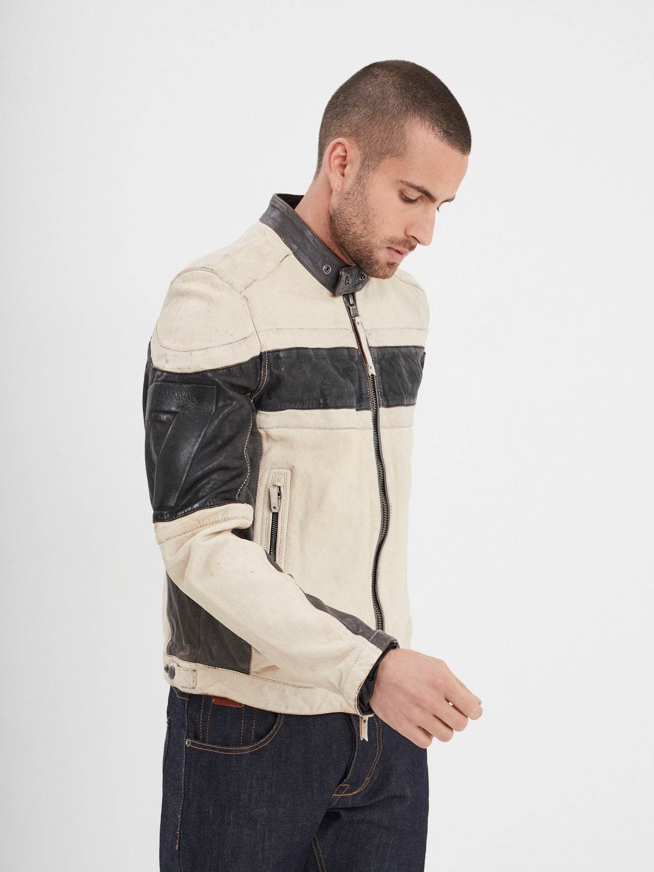 Blousons & vestes en Cuir Homme